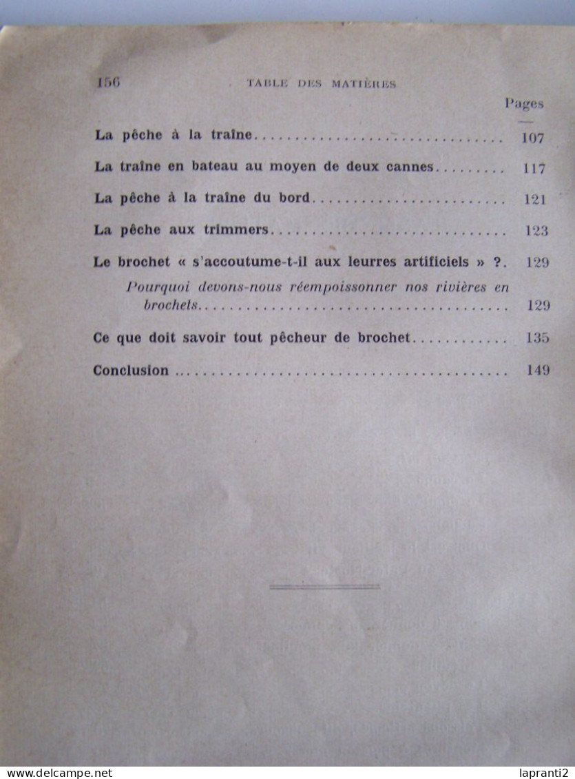 LA PECHE. "LE BROCHET. PECHES SPORTIVES ET AUTRES" - Chasse/Pêche