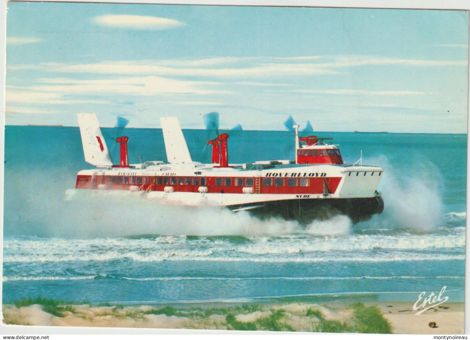 Bateau : Aéroglisseur , Calais  1972 - Hovercrafts