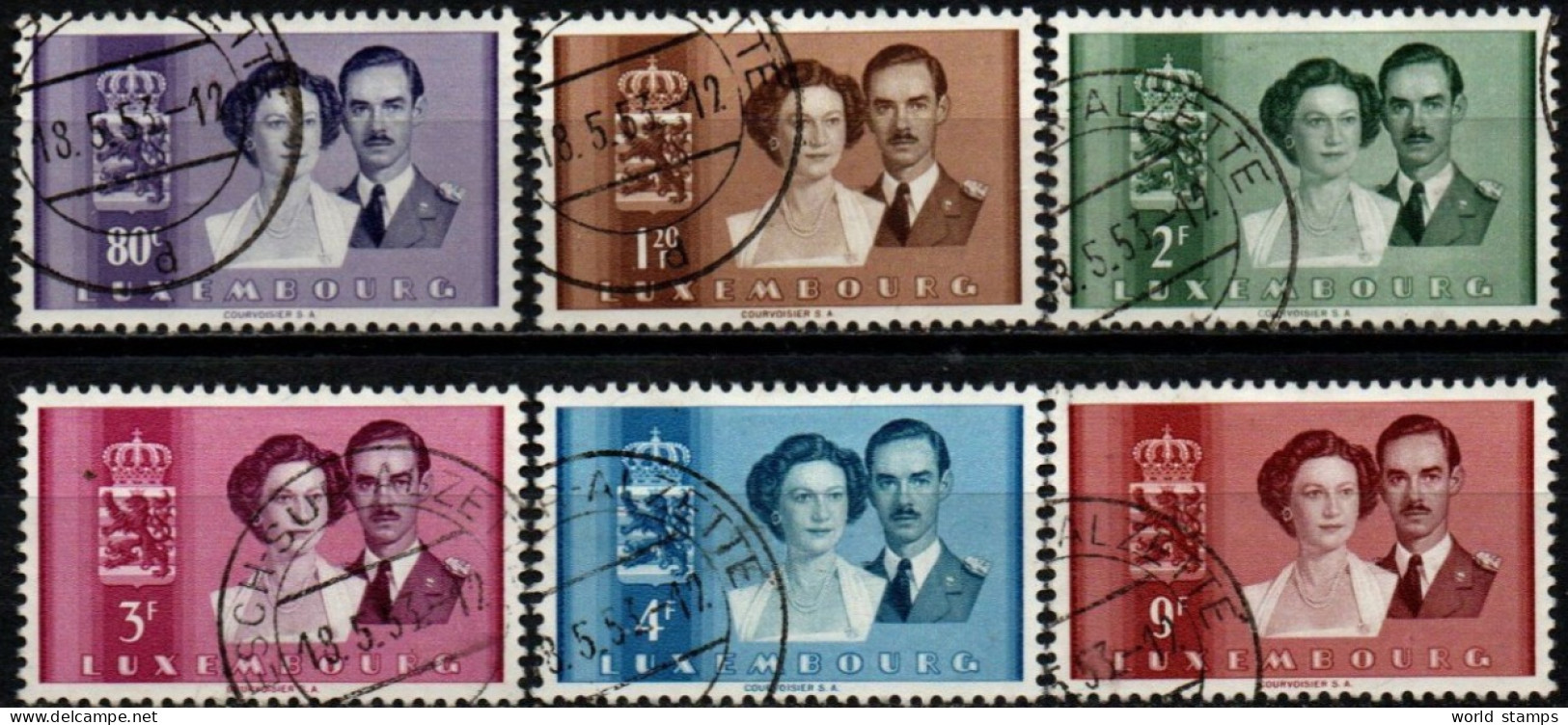 LUXEMBOURG 1953 O - Used Stamps