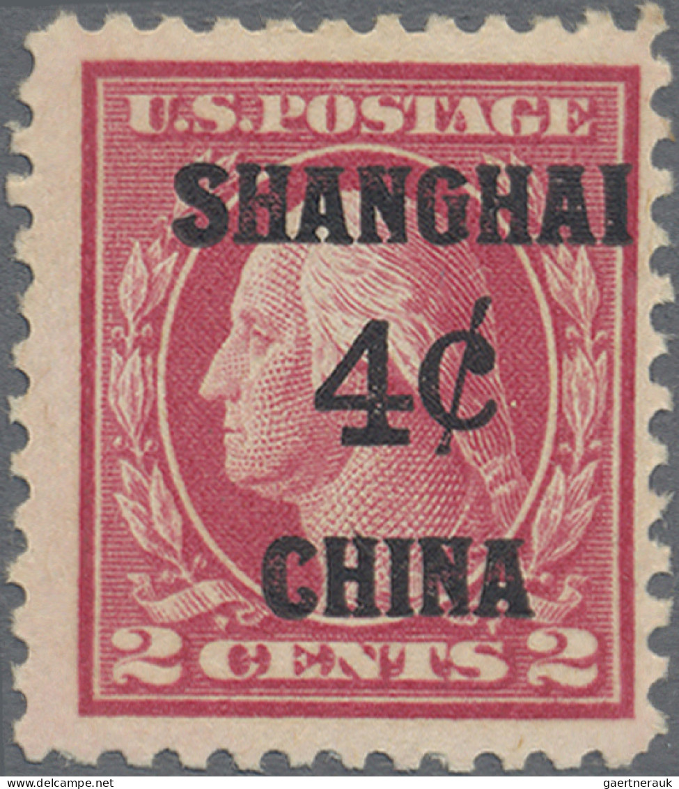 China - Foreign Offices: U.S. Postal Agency: 1919, Shanghai Office, 2c. On 1c. T - Otros