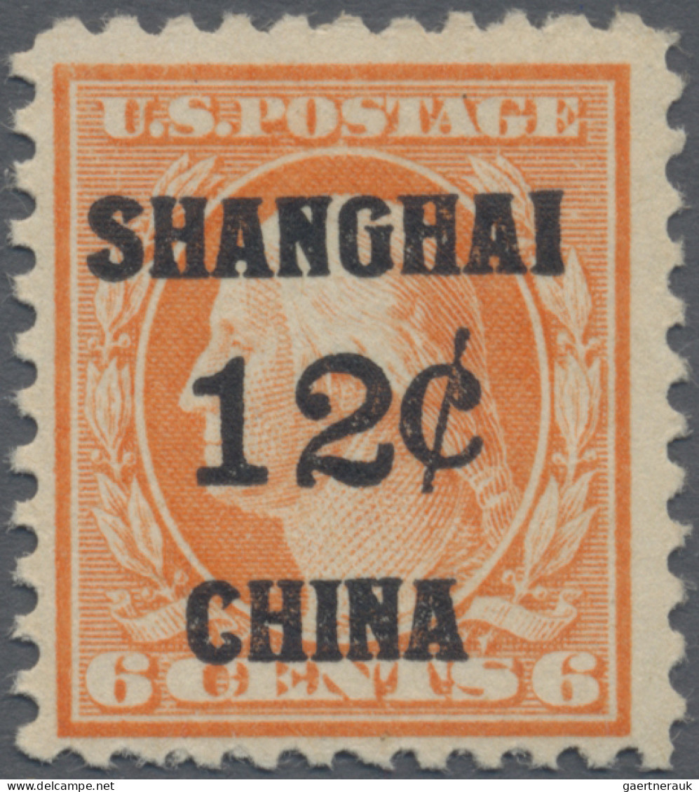 China - Foreign Offices: U.S. Postal Agency: 1919, Shanghai Office, 2c. on 1c. t