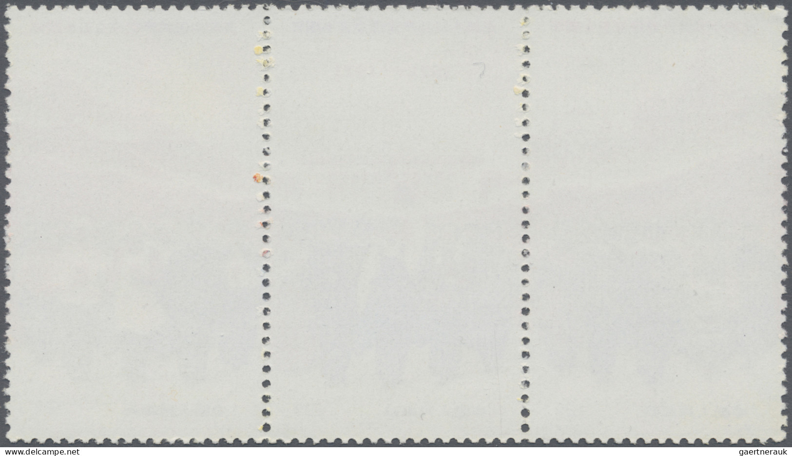 China (PRC): 1971, KPC 50 Years (N12-20), Strip-3 Non Fold, Unused No Gum As Iss - Usados