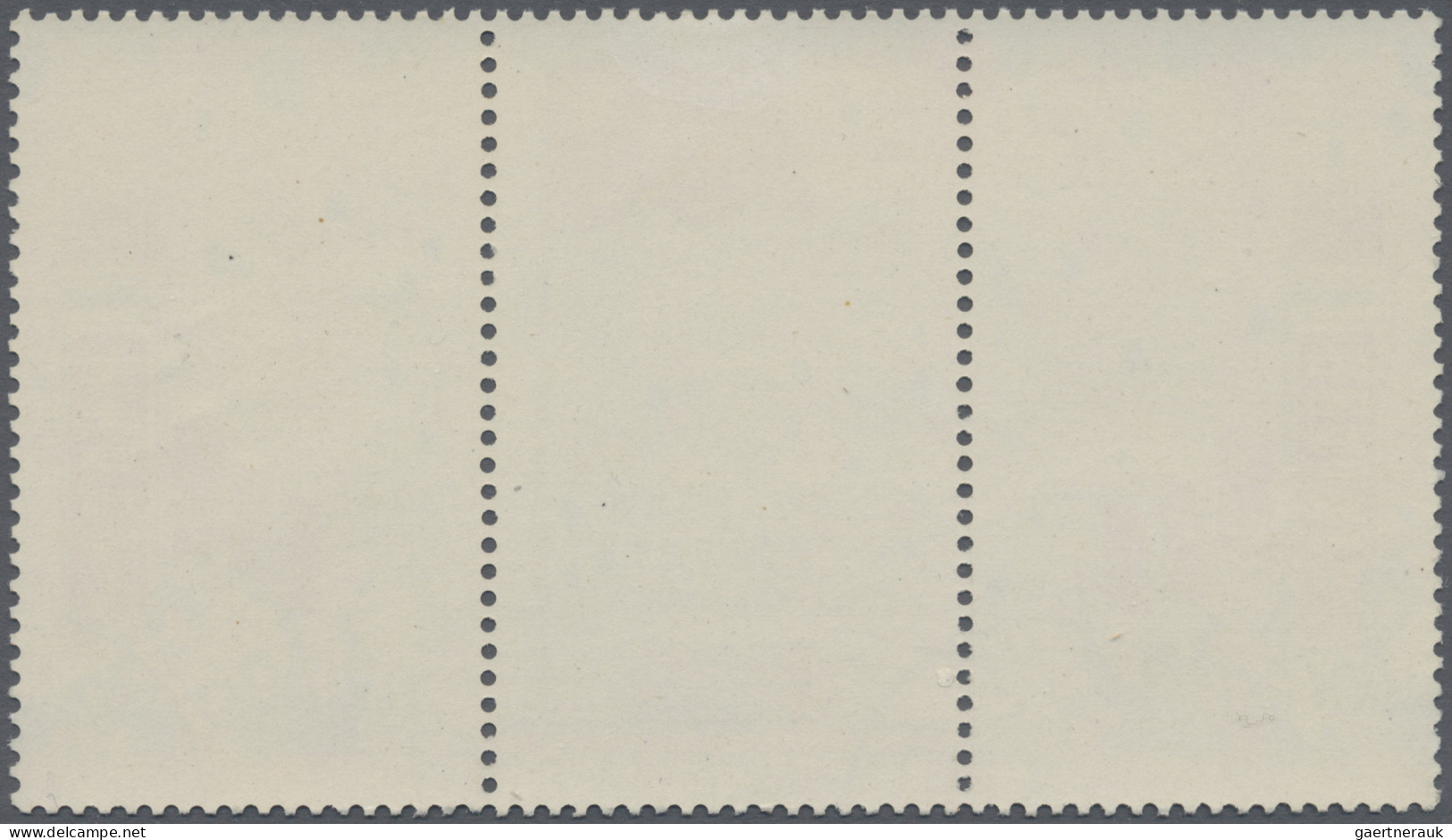 China (PRC): 1971, KPC 50 Years (N12-20), Strip-3 Non Fold, Unused No Gum As Iss - Oblitérés