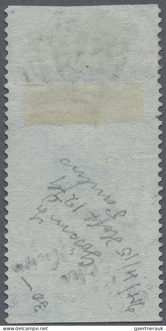 India - Service Stamps: 1866 Fiscal 2a. Purple Surcharge "SERVICE/POSTAGE" In Gr - Timbres De Service