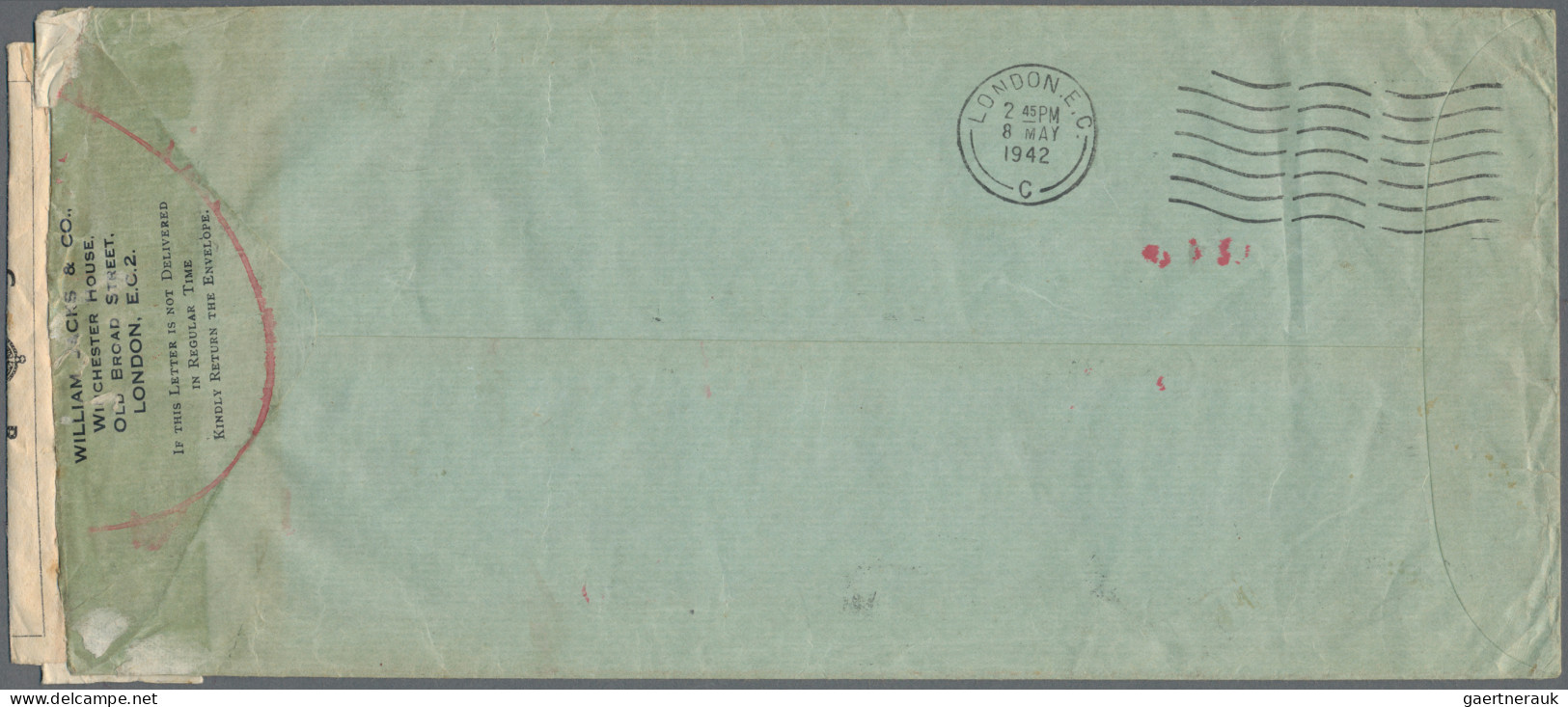 Japanense Occupation Of Malaya: 1941/1942 "Service Suspended Mail": Two Covers A - Maleisië (1964-...)