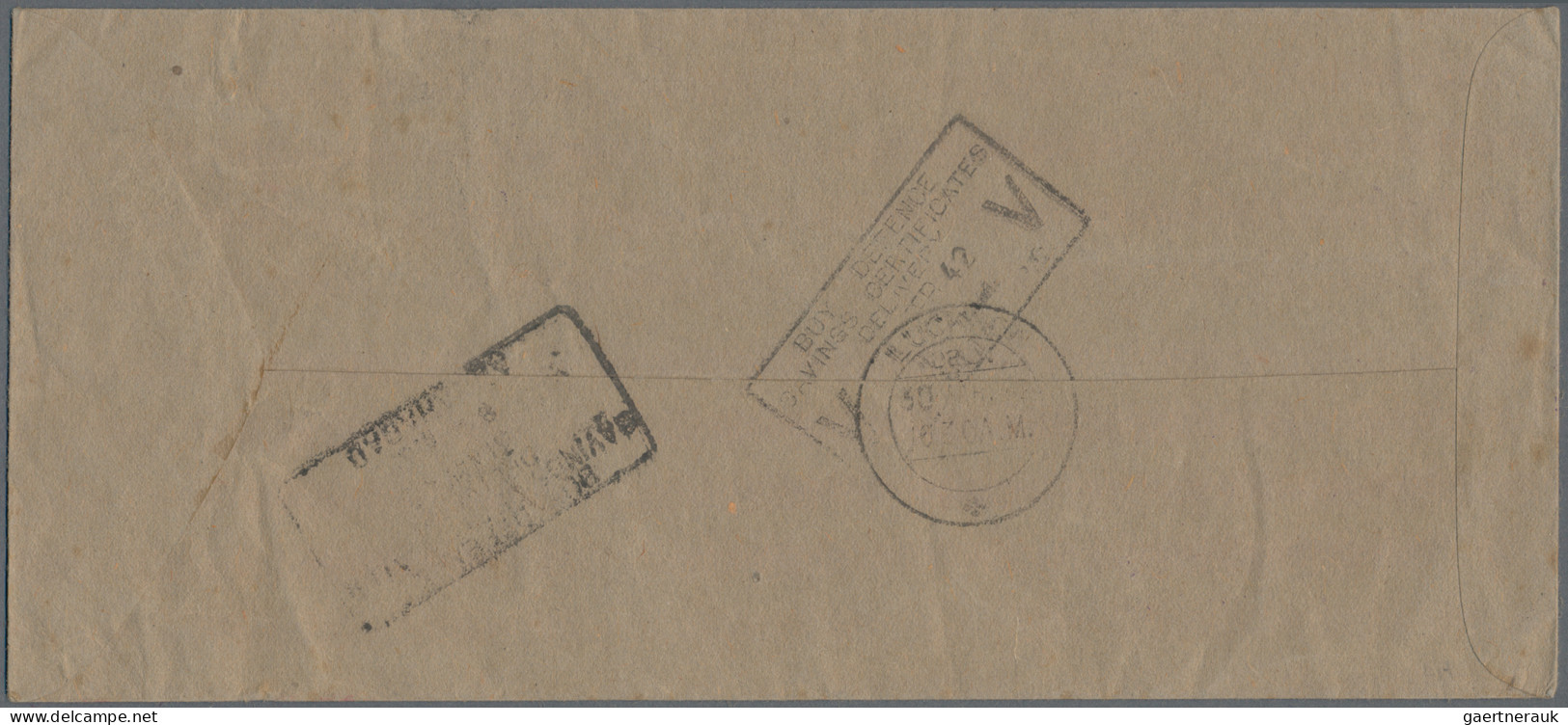 Japanense Occupation Of Malaya: 1941/1942 "Service Suspended Mail": Two Covers A - Malasia (1964-...)