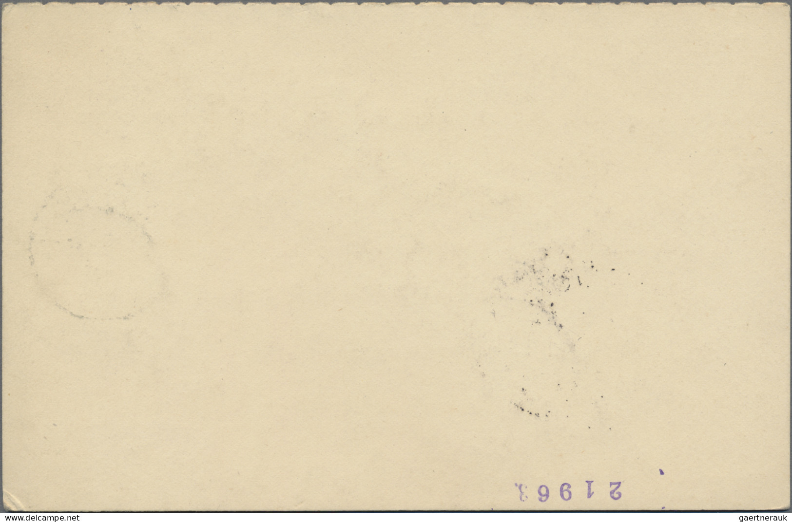 Labuan: 1895 Postal Stationery Double Card 1c+1c Uprated 3c And Used To Germany, - Other & Unclassified