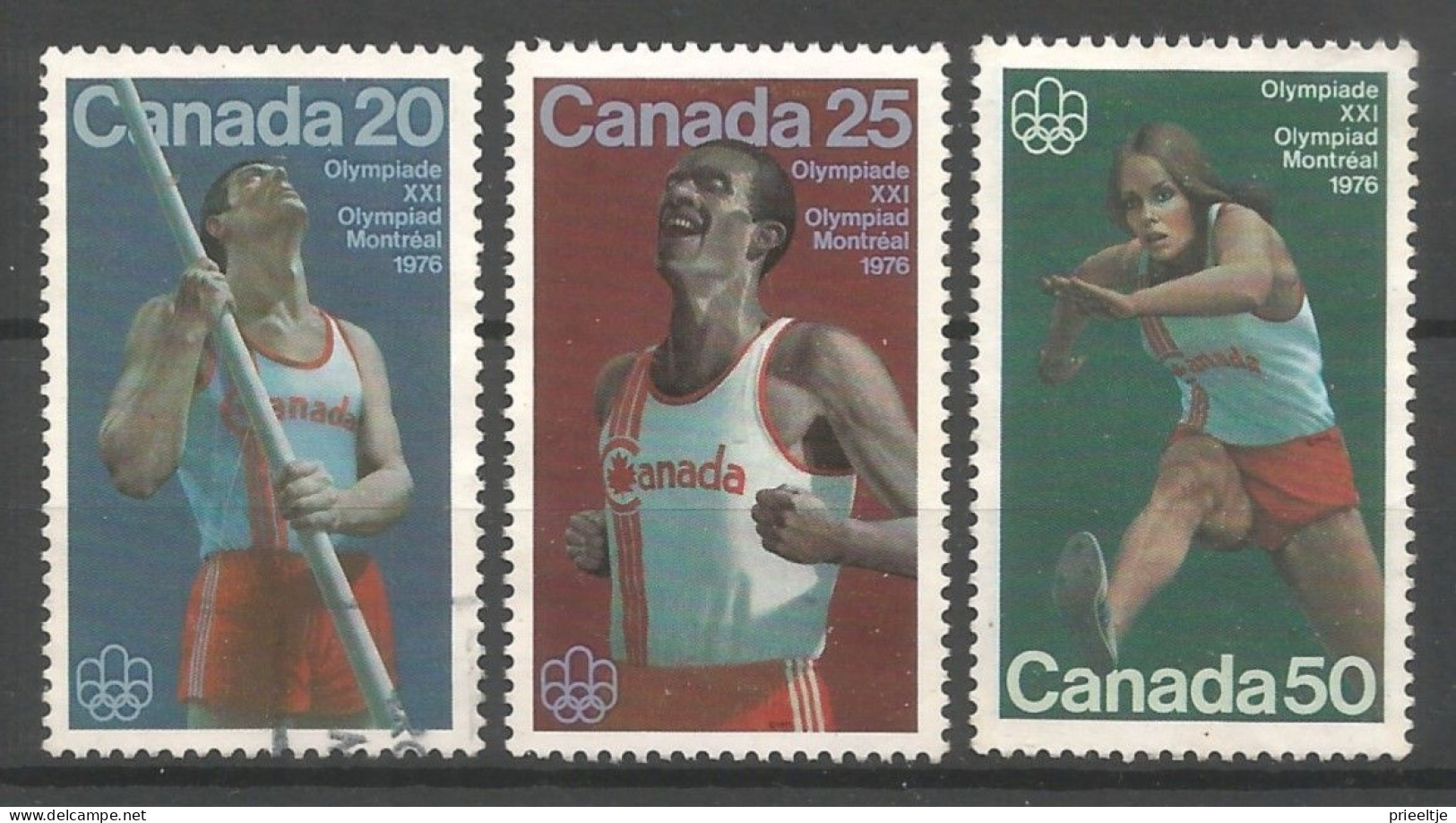 Canada 1976 Ol. Games Montreal '76 Y.T. 571/573 (0) - Used Stamps