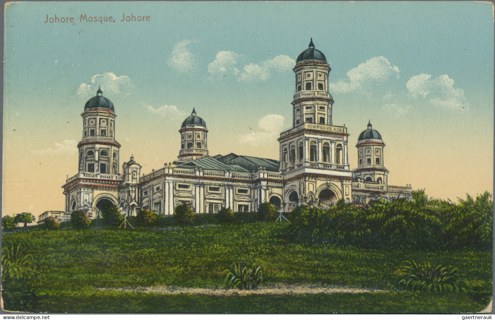 Malayan States - Johor: 1907/1913 Two Picture Postcards From Johore, With Ppc 'T - Johore