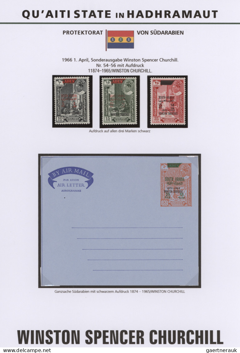 Aden: 1860's-1967 Attractive And Comprehensive Collection Of Mint And Used Stamp - Yemen