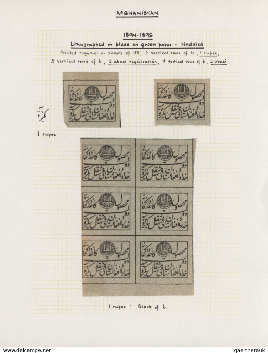 Afghanistan: 1871/1899: Collection Of More Than 160 Stamps And Three Covers, Fro - Afghanistan