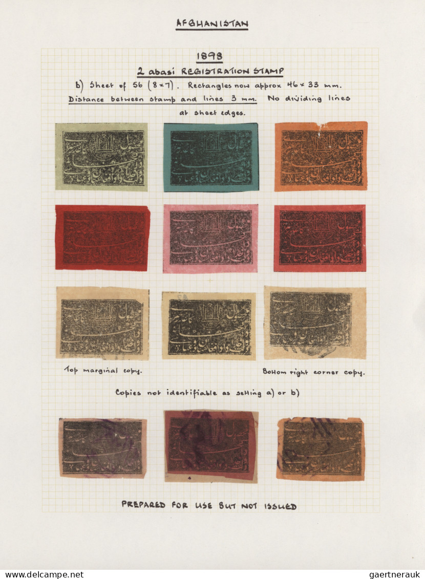 Afghanistan: 1871/1899: Collection of more than 160 stamps and three covers, fro