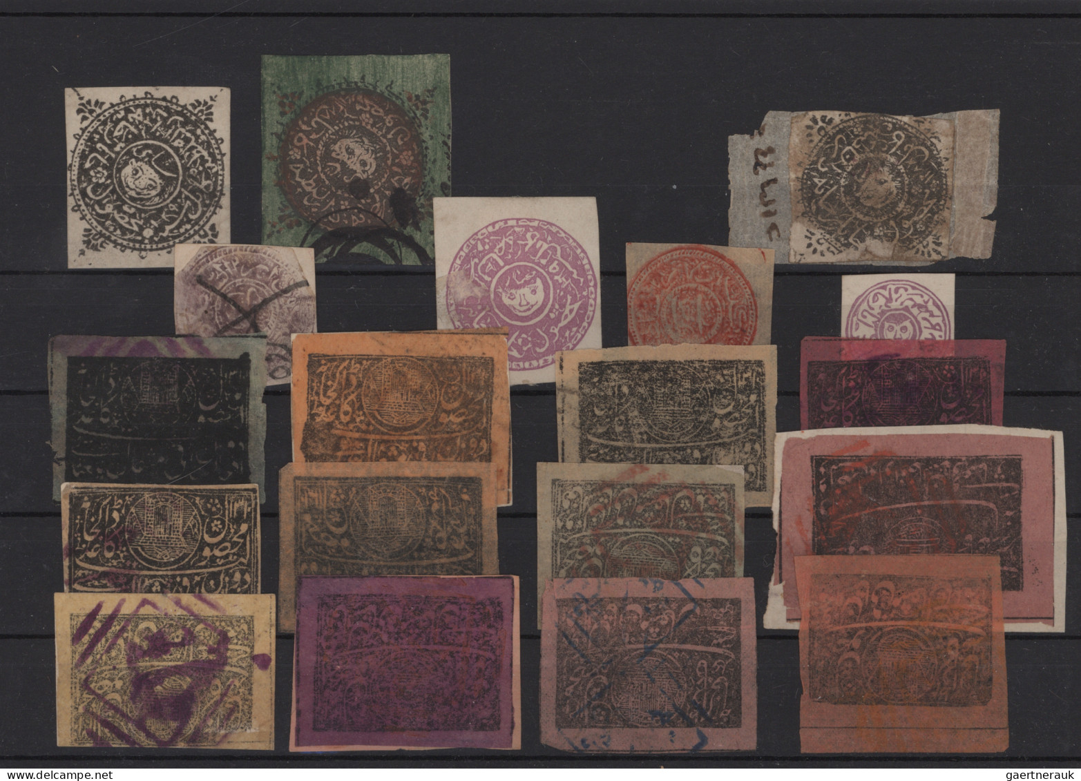Afghanistan: 1871/1899: Collection of more than 160 stamps and three covers, fro