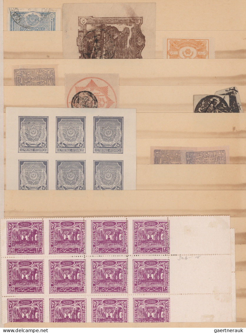 Afghanistan: 1910/1960's ca.: Collection and accumulation of mint and used stamp