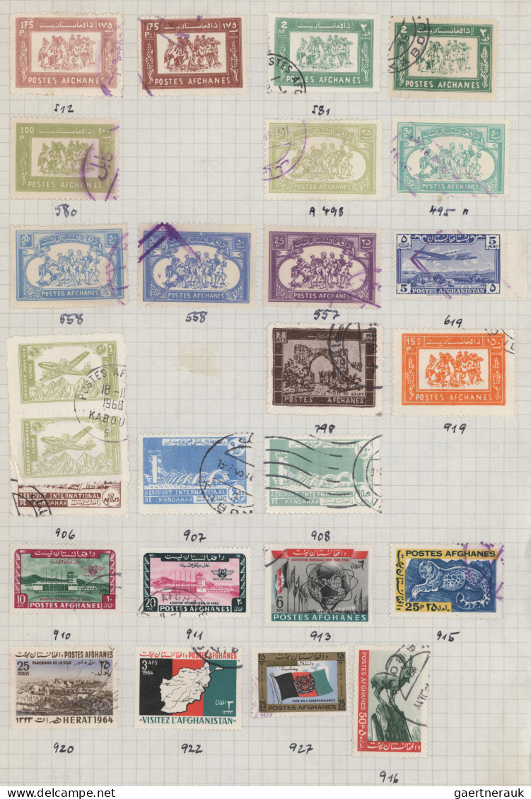 Afghanistan: 1910/1960's ca.: Collection and accumulation of mint and used stamp