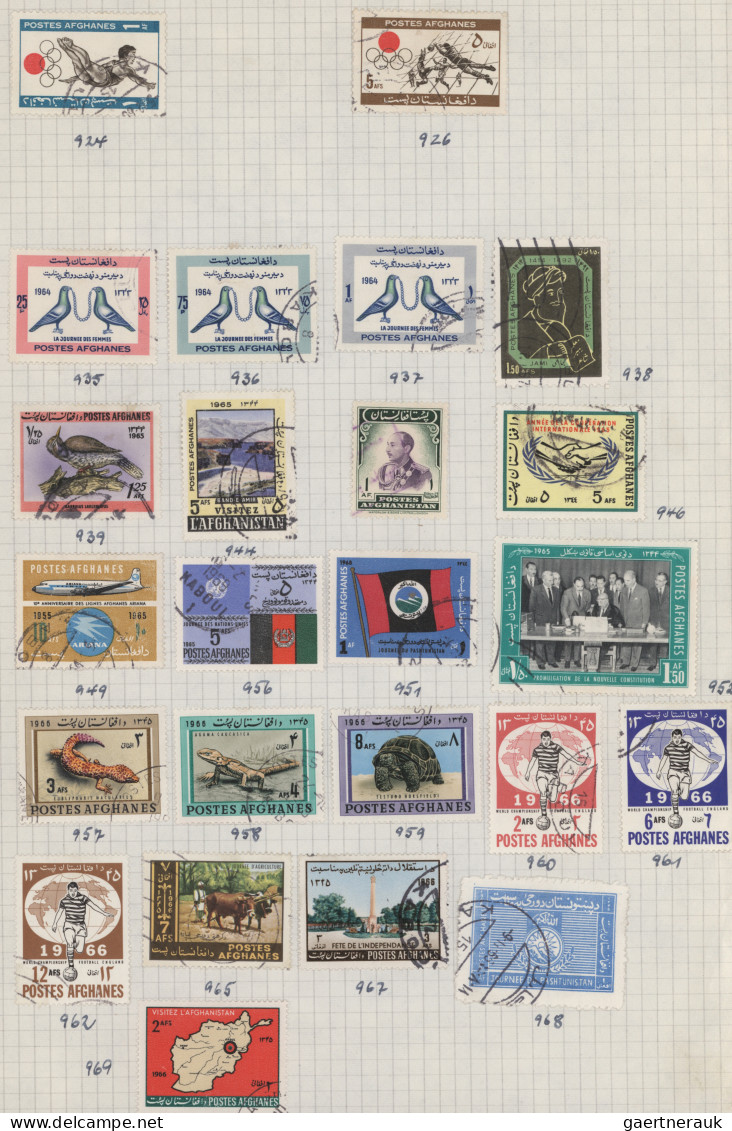 Afghanistan: 1910/1960's ca.: Collection and accumulation of mint and used stamp