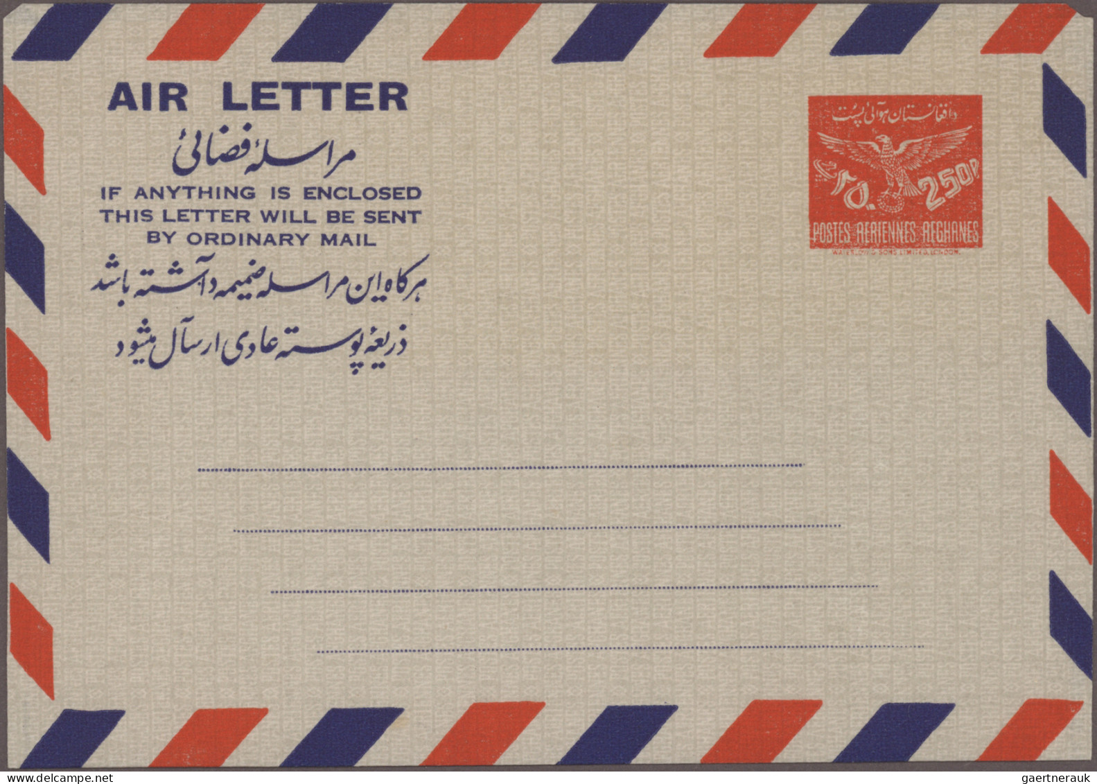 Afghanistan - Postal Stationery: 1915-modern: Collection Of More Than 50 Postal - Afganistán