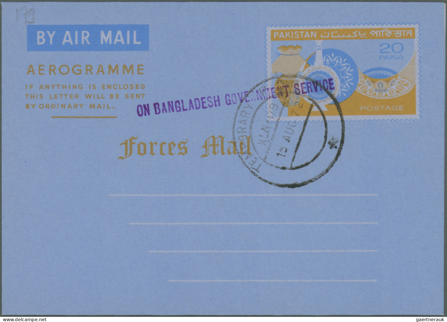 Bangladesch - postal stationery: 1972/1992, comprehensive collection of apprx. 8