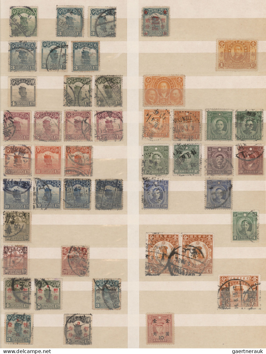 China: 1898/2012, Unused No Gum As Issued Resp. MNH Or Mounted Mint (Goldfish, C - 1912-1949 Republik