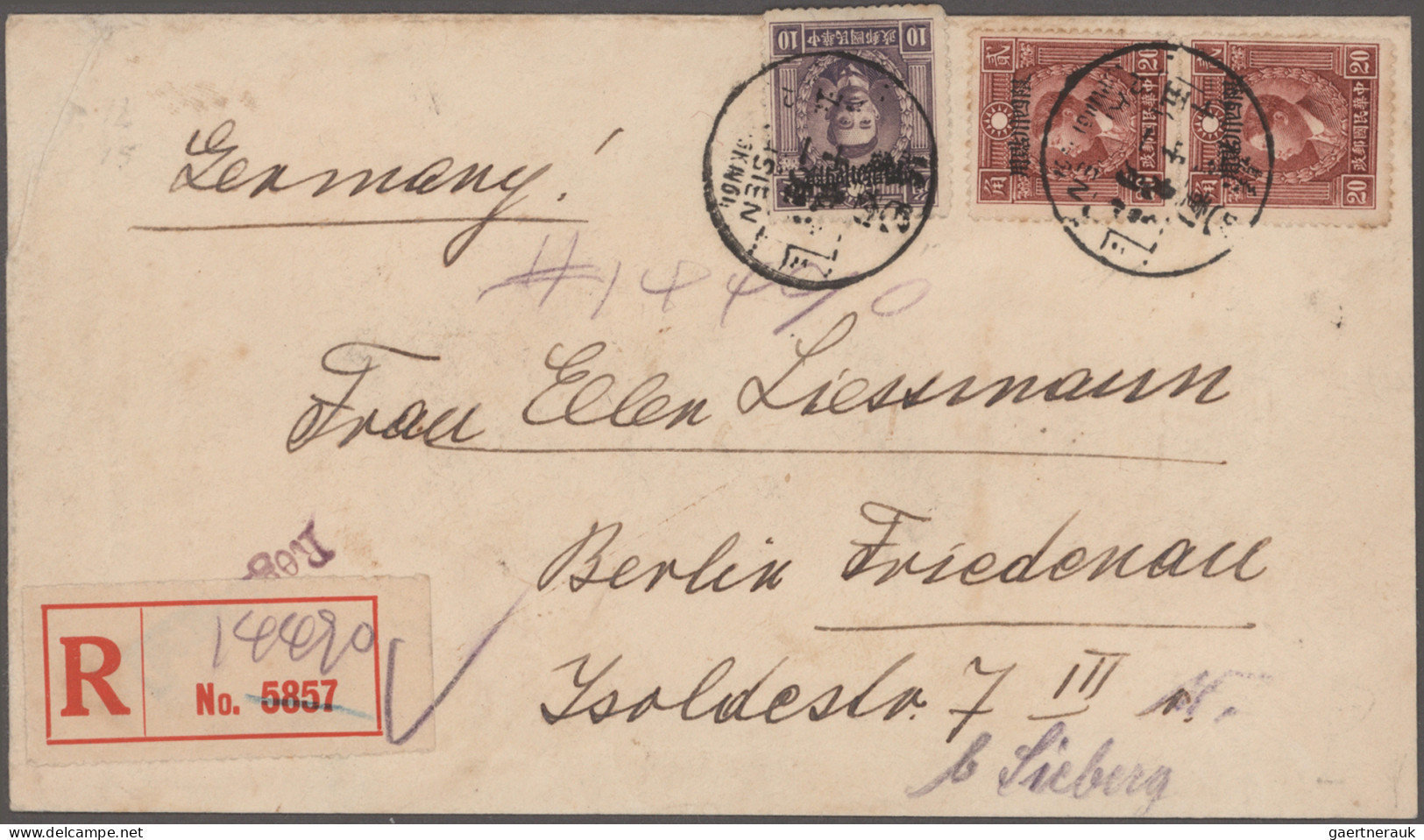 China: 1912/1949, exhibit "Postage Rates of the Republic of China, 1911-1949" mo