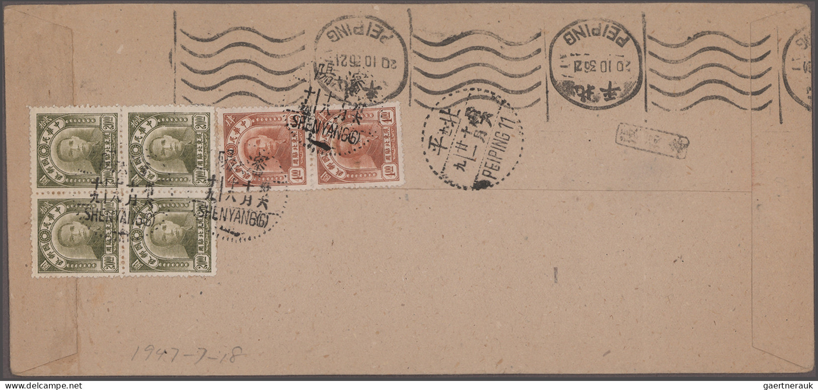 China: 1920/1970 (approx.), Comprehensive And Specialised Collection Of Dr. Sun - Covers & Documents