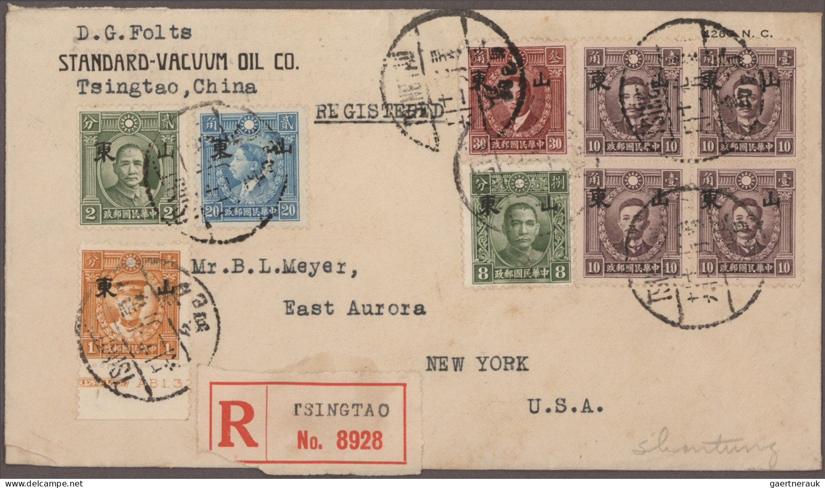 China: 1920/1970 (approx.), Comprehensive And Specialised Collection Of Dr. Sun - Covers & Documents