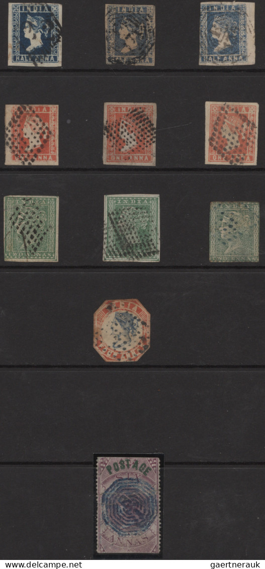 India: 1854/1968, India+states, Sophisticed Used And Unused Collection/balance I - 1854 East India Company Administration