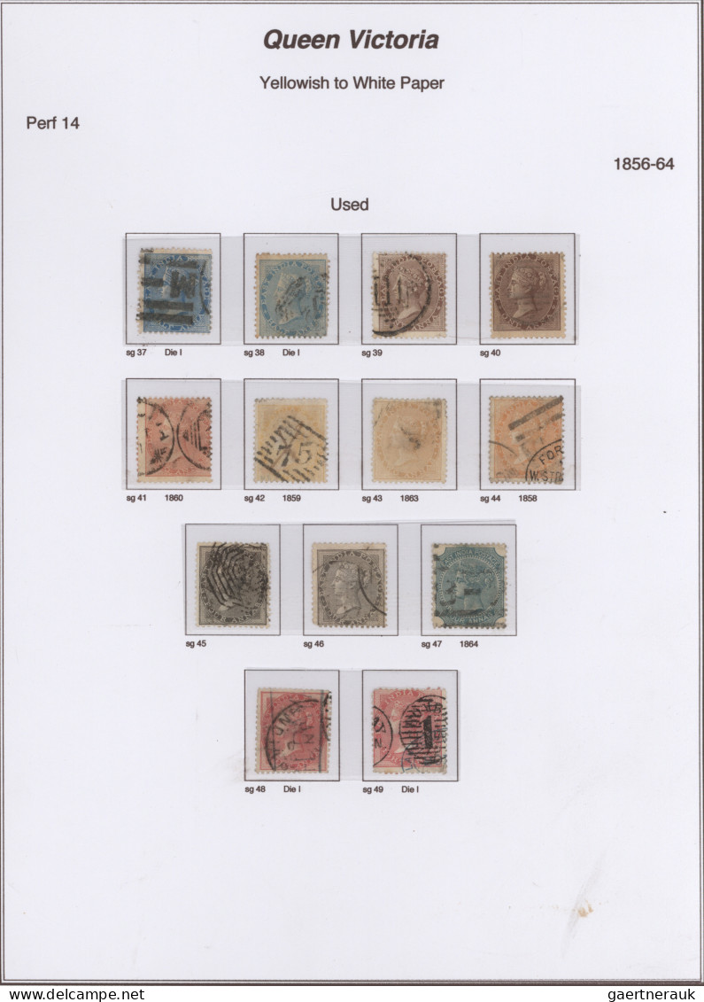 India: 1854/1968, India+states, Sophisticed Used And Unused Collection/balance I - 1854 East India Company Administration