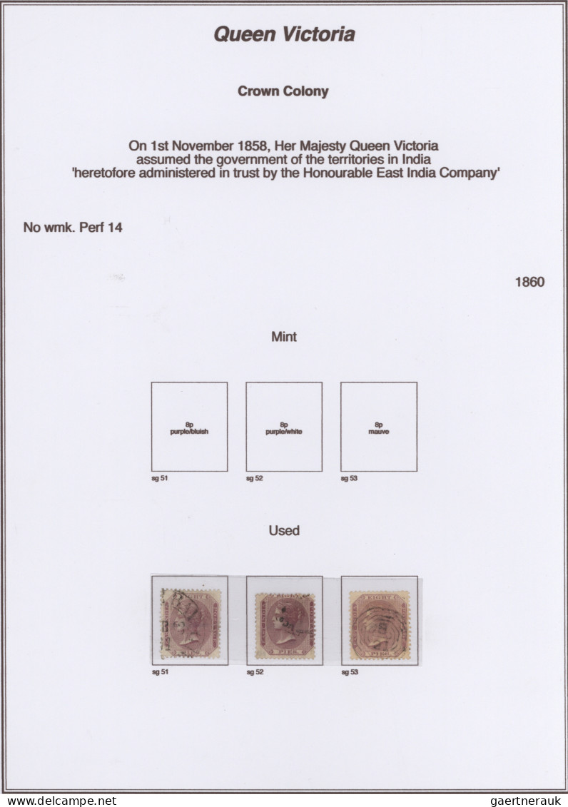 India: 1854/1968, India+states, Sophisticed Used And Unused Collection/balance I - 1854 Britse Indische Compagnie