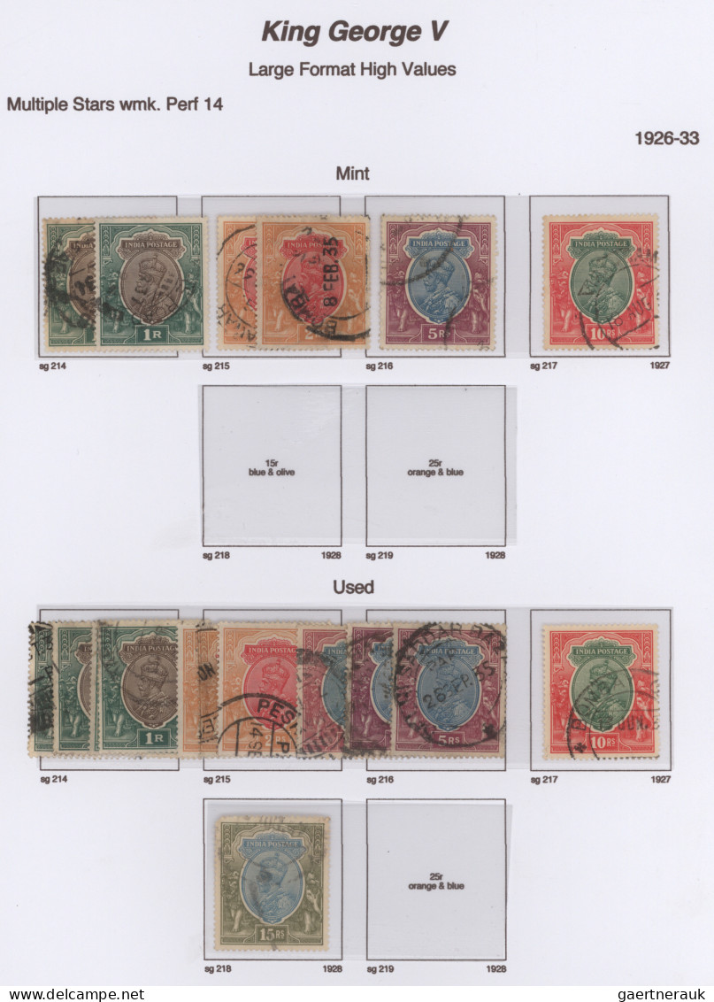 India: 1854/1968, India+states, sophisticed used and unused collection/balance i