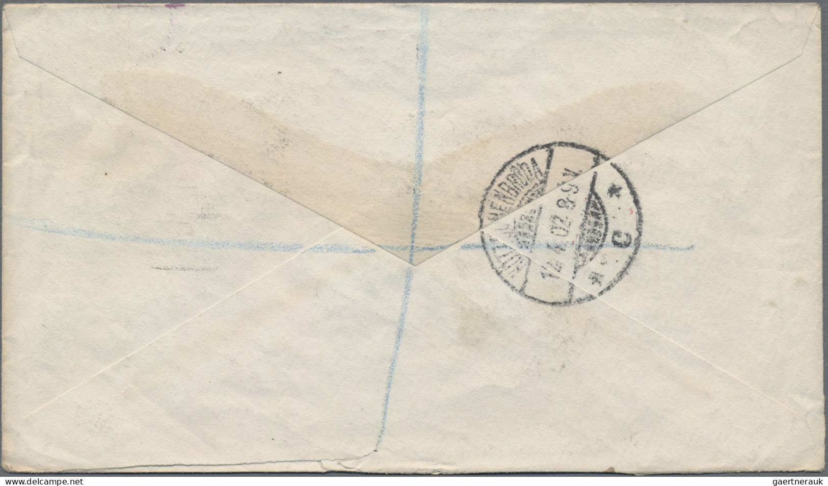 India - Postal Stationery: 1894-1909 Five Postal Stationery Envelopes Used From - Zonder Classificatie