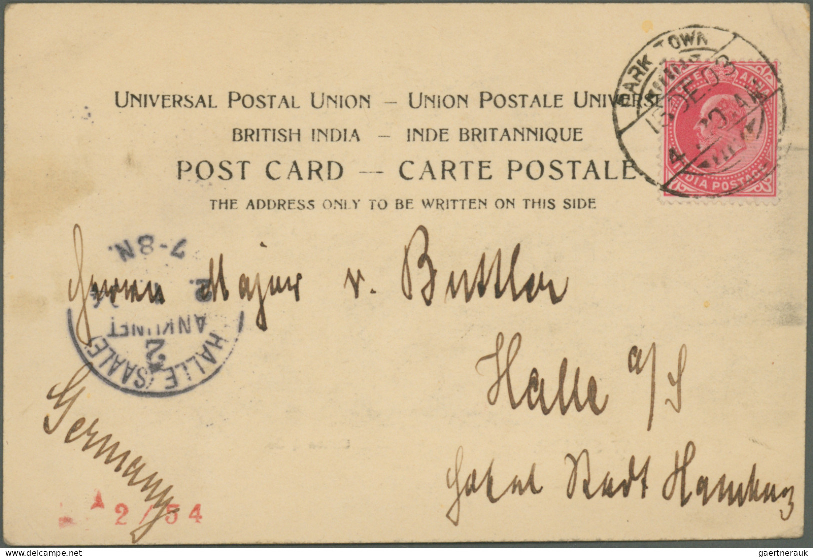 India - Postal Stationery: 1902/1939 Five Postal Stationery Envelopes And One Pi - Zonder Classificatie