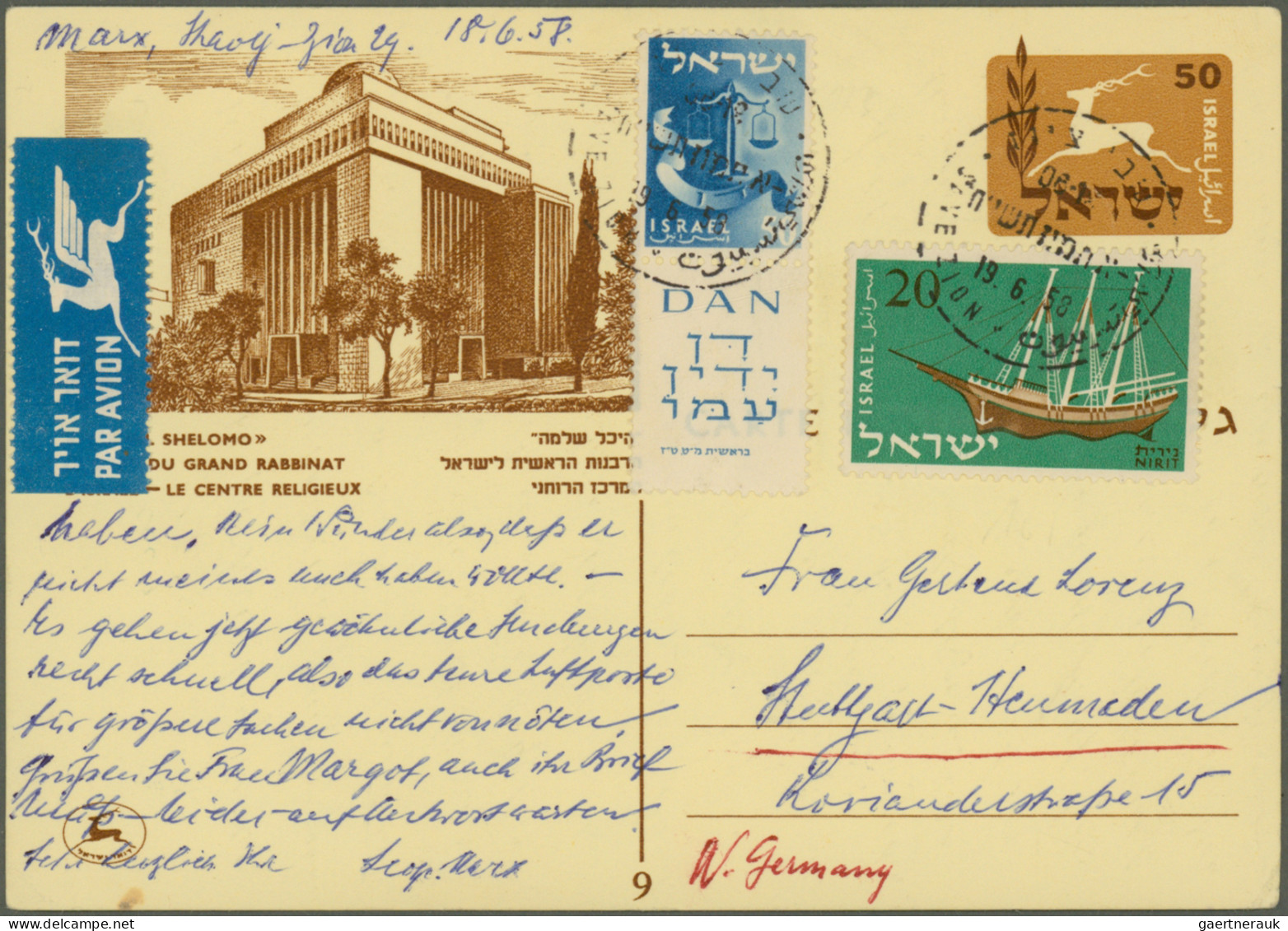 Israel: 1950/2008, STATIONERIES, Holding Of Apprx. 520 Unused And Used Cards/aer - Cartas & Documentos