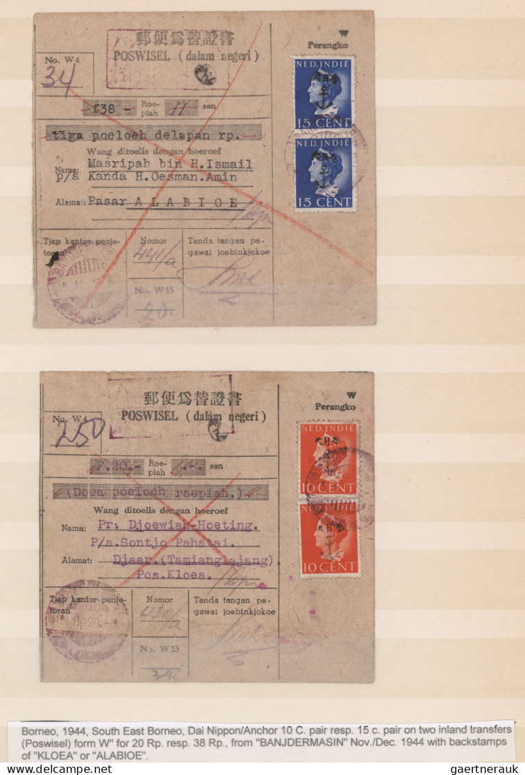 Japan - occupations: 1941/1945, dealers stock in large stockbook sorted by Stanl