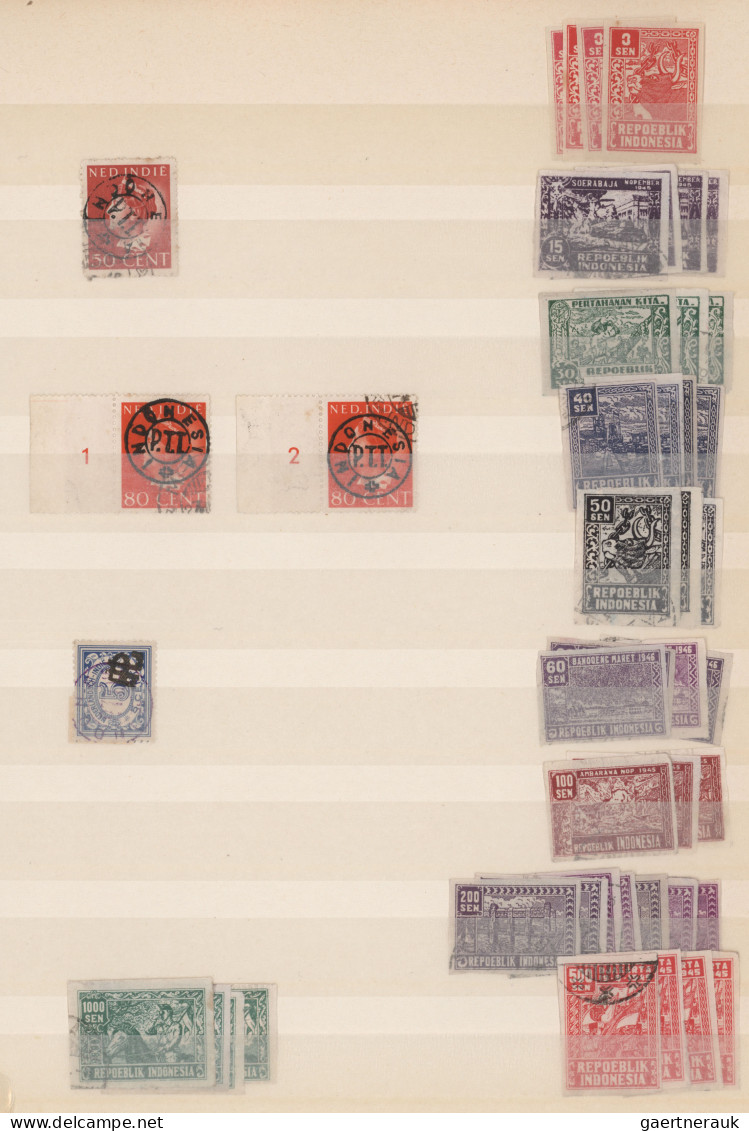 Japan - occupations: 1941/1945, dealers stock in large stockbook sorted by Stanl