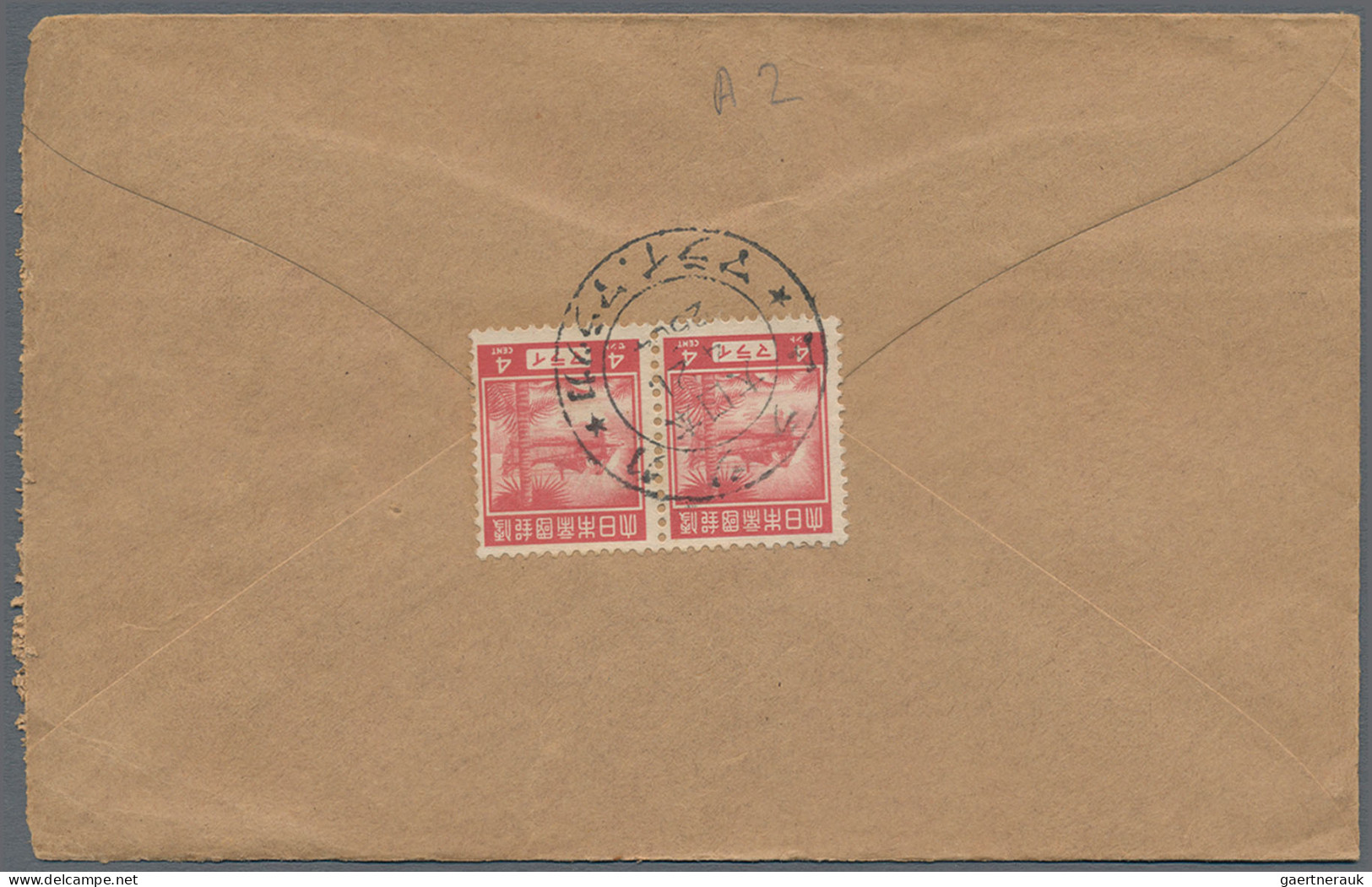 Japanense Occupation of Malaya: 1942/1945, dealer stock of covers, postal statio