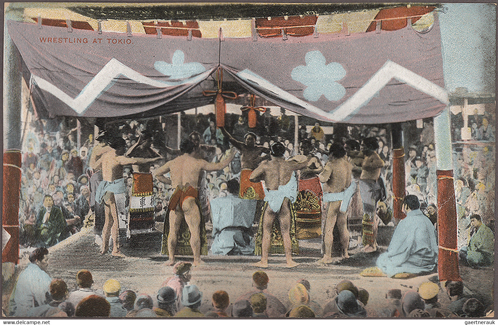 Japan - specialities: 1900 (ca.)/1990 (ca.), Sumo ringers, collection of around