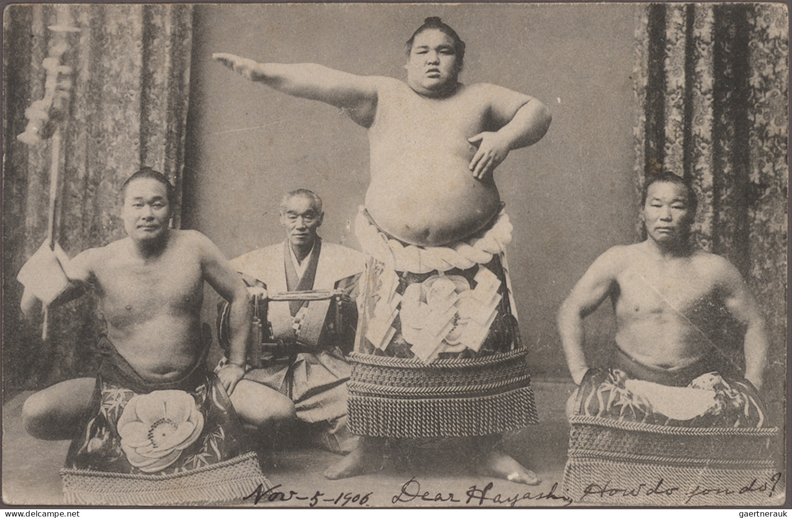 Japan - specialities: 1900 (ca.)/1990 (ca.), Sumo ringers, collection of around