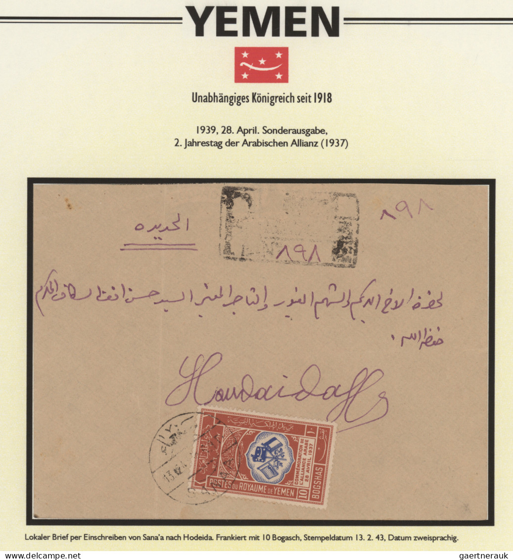 Yemen: 1926/1962, comprehensive and detailed collection of both mint and used st