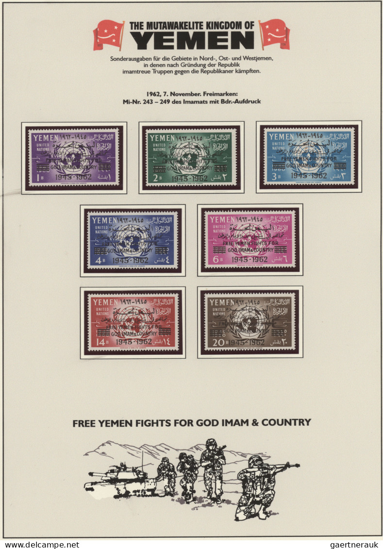 Yemen - Kingdom: 1962/1970, Comprehensive And Decorative Collection Of Stamps, S - Jemen