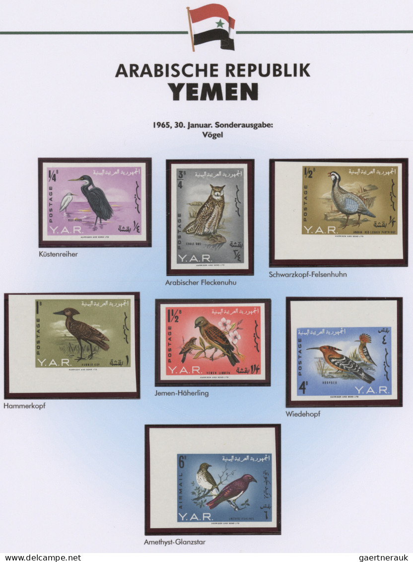 Yemen: 1962/1987, Comprehensive And Decorative Collection Of Mint Stamps, Souven - Yemen