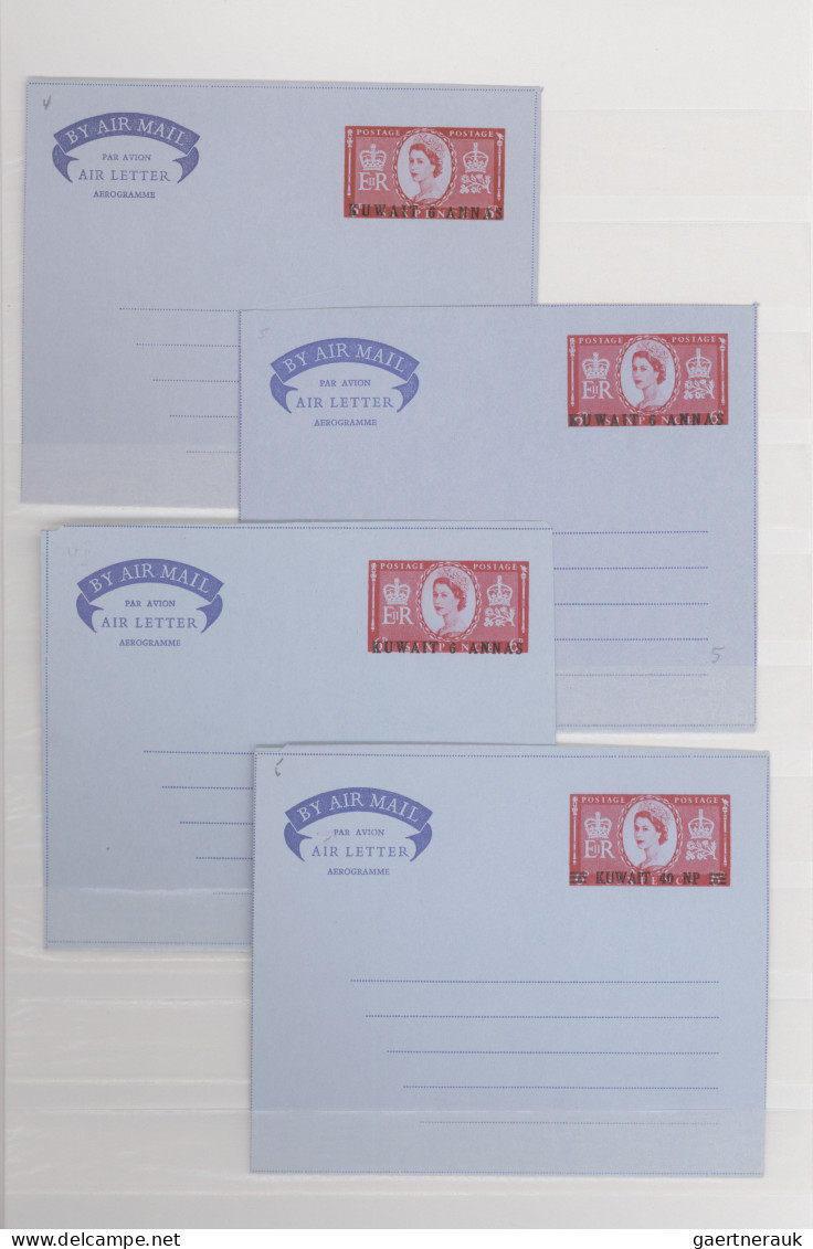 Kuwait: 1952/1982, Collection Of 46 Mainly Unused Air Letter Sheets. - Kuwait