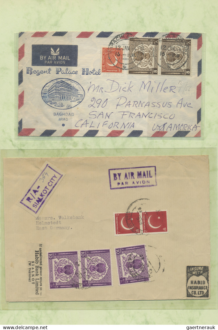 Pakistan: 1948/1970, a decent collection in two albums well arranged on pages, c