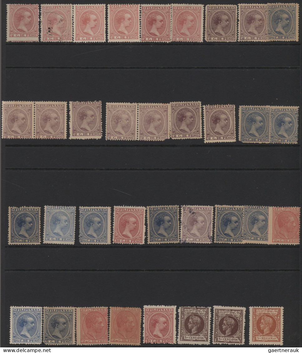 Philippines: 1894/1975 (approx.), Collection On Pages, Starting From The Earlier - Filippijnen