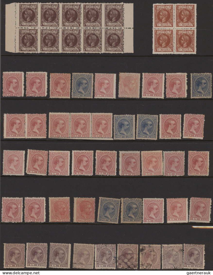 Philippines: 1894/1975 (approx.), Collection On Pages, Starting From The Earlier - Filippijnen