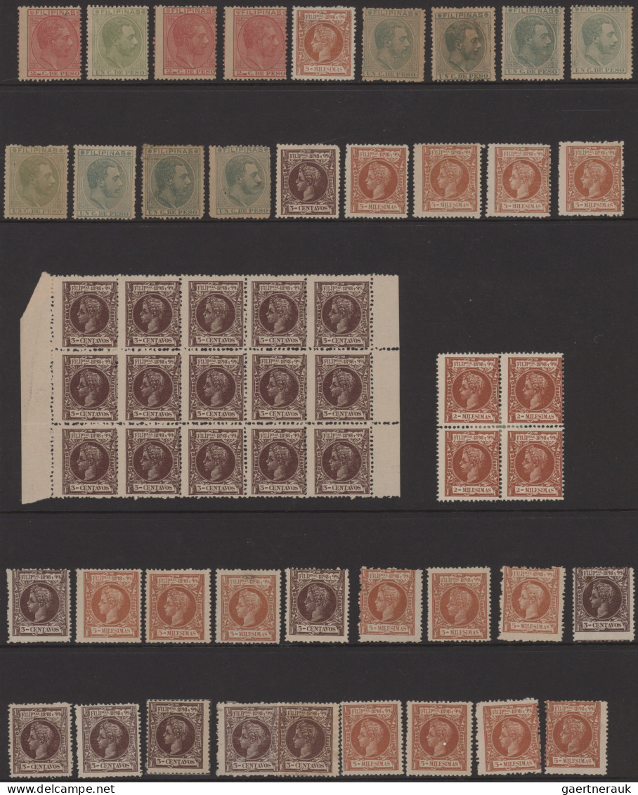 Philippines: 1894/1975 (approx.), Collection On Pages, Starting From The Earlier - Filippijnen