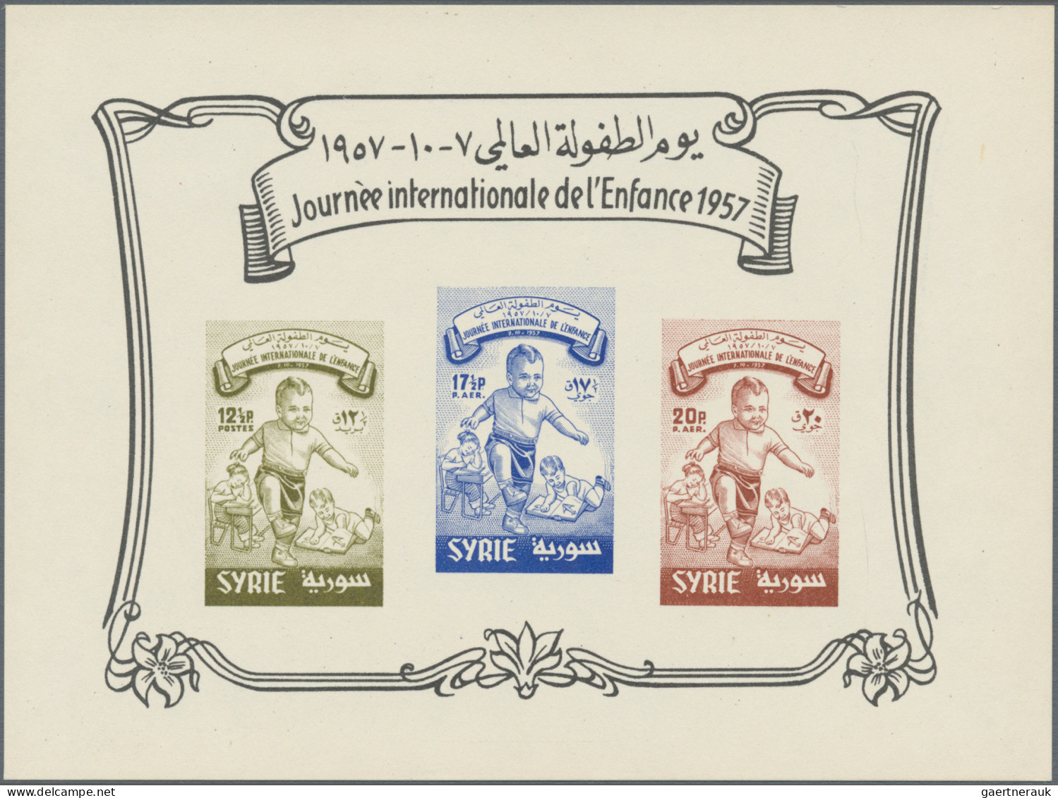 Syria: 1938/1957, A Decent Mint Collection Of Eleven Different Souvenir Sheets, - Syria
