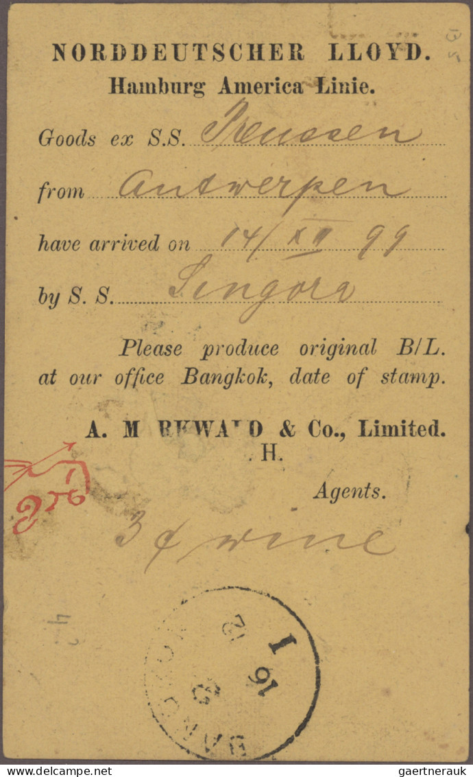 Thailand - Postal Stationery: 1883-1980's Ca.: Specialized Collection Of About 3 - Thailand