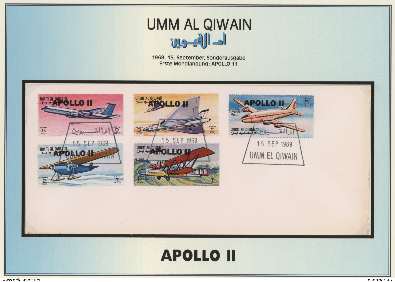 Umm Al Qaiwain: 1964/1972 Used Collection Plus Some Covers And FDCs Well Arrange - Umm Al-Qiwain