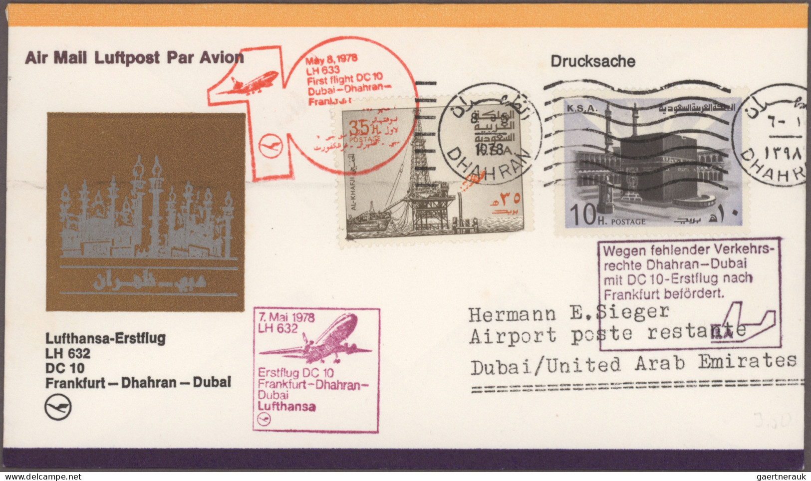 Asia: 1960/1988, balance of apprx. 474 FIRST FLIGHT covers/cards, all Asia-relat